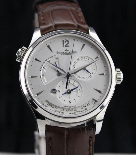(image for) LNIB Jaeger LeCoultre Master Geographic Steel Watch/ Complete Set